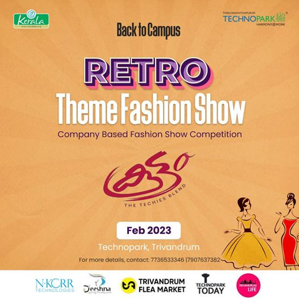 Retro themed Fashion Show at Technopark